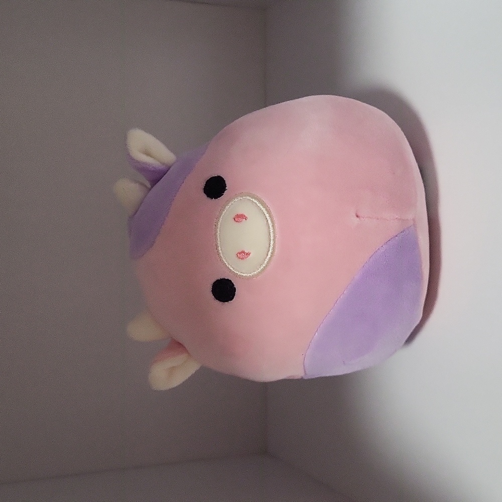 Squishmallows : Pink/Purple Cow Small Plushie